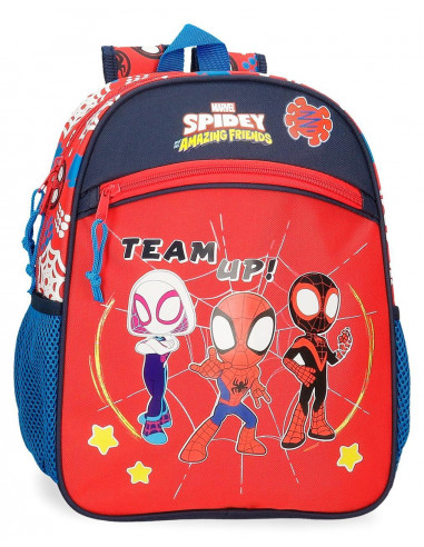 MOCHILA ADAP. 33CM. SPIDEY AND FRIENDS